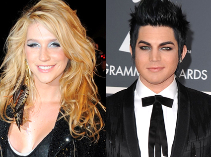Kesha, Adam Lambert Kesha, Adam Lambert